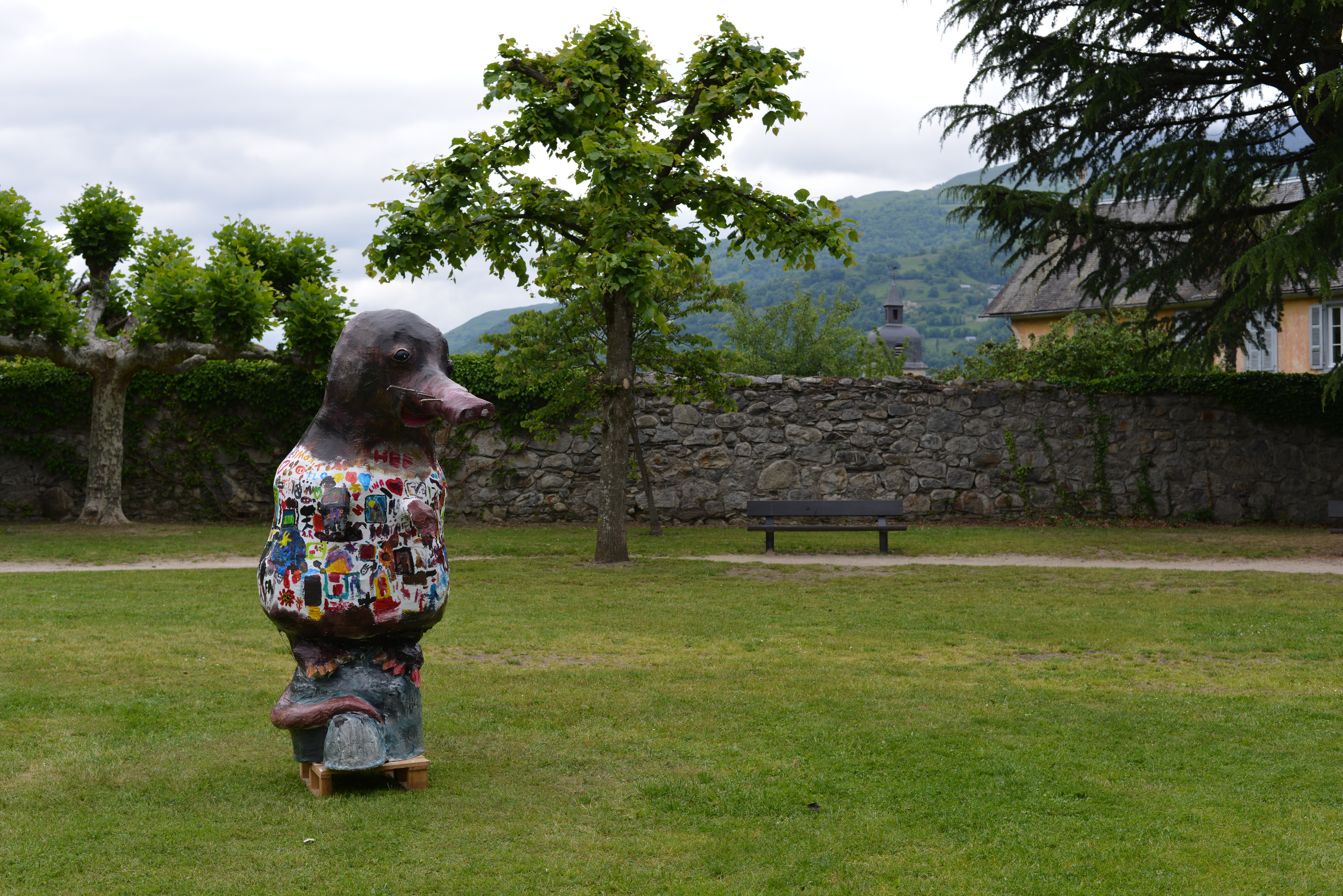 Sculpture géante de Desman © F. Blanc